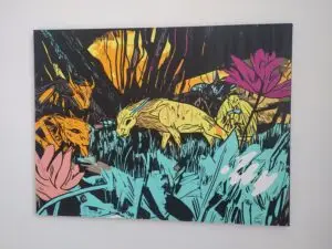 3D obraz magická divočna