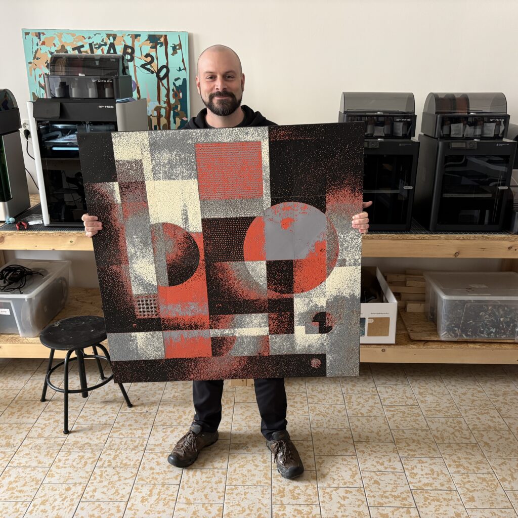 3D obraz velký, reliéf